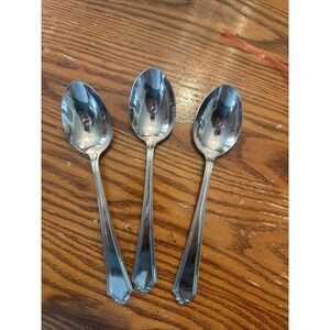Wallace Hammond Tablespoons Set of 3 Stainless Flatware 18/0 Glossy